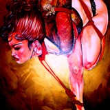 Jinx in Copper -Oil on Canvas 48" x 72" $1200